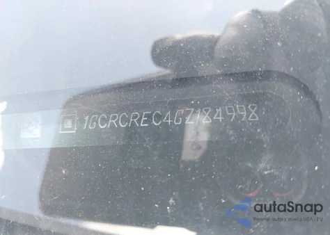 2016 Chevrolet Silverado 1500 1Lt из США, поврежденный, VIN 1GCRCREC4GZ184998